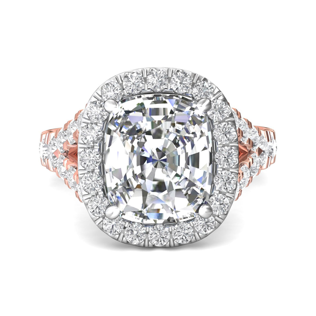 14K Gold Pink/White Encore Engagement Ring from the Encore collection - CSP05R_14KPW_CuH_11X9_Prm_H-I_SI1