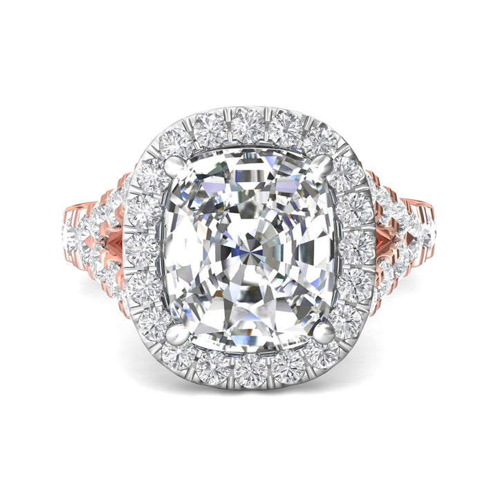 14K Gold Pink/White Encore Engagement Ring from the Encore collection - CSP05R_14KPW_CuH_11X9_Prm_H-I_SI1