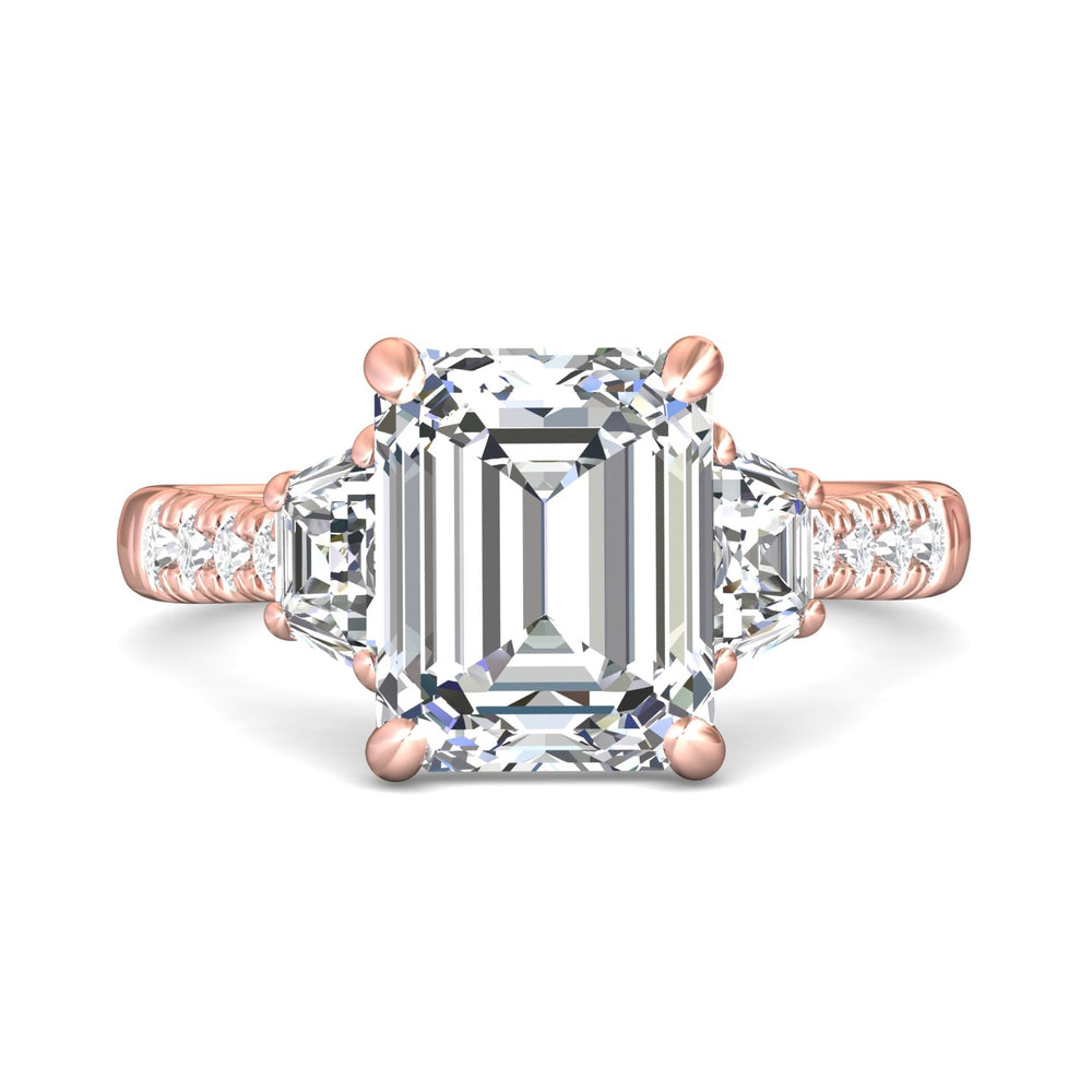 14K Gold Pink Encore Engagement Ring from the Encore collection - CT06LBTR_14KP_Em_10X8_Prm_H-I_SI1