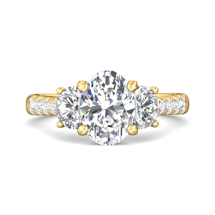 14K Gold Yellow Encore Engagement Ring from the Encore collection - CT06LHMR_14KY_Ov_9.5X7_Prm_H-I_SI1