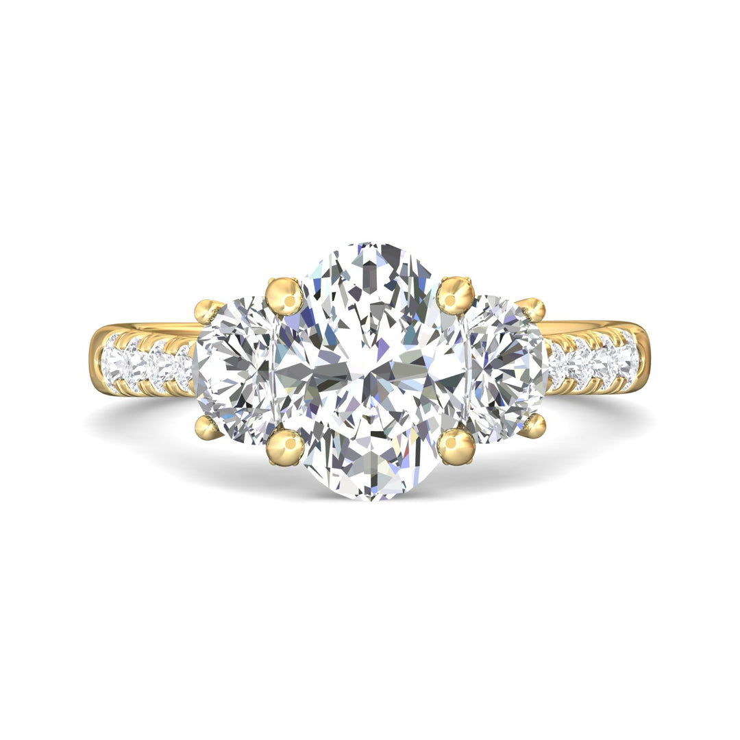 18K Gold Yellow Encore Engagement Ring from the Encore collection - CT06LHMR_18KY_Ov_9.5X7_Prm_H-I_SI1