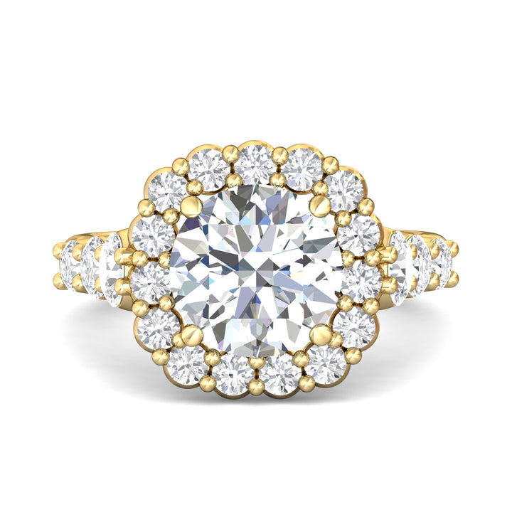 14K Gold Yellow Encore Engagement Ring from the Encore collection - DERHSP01L_14KY_CuHRd_9.0_Std_H-I_SI2