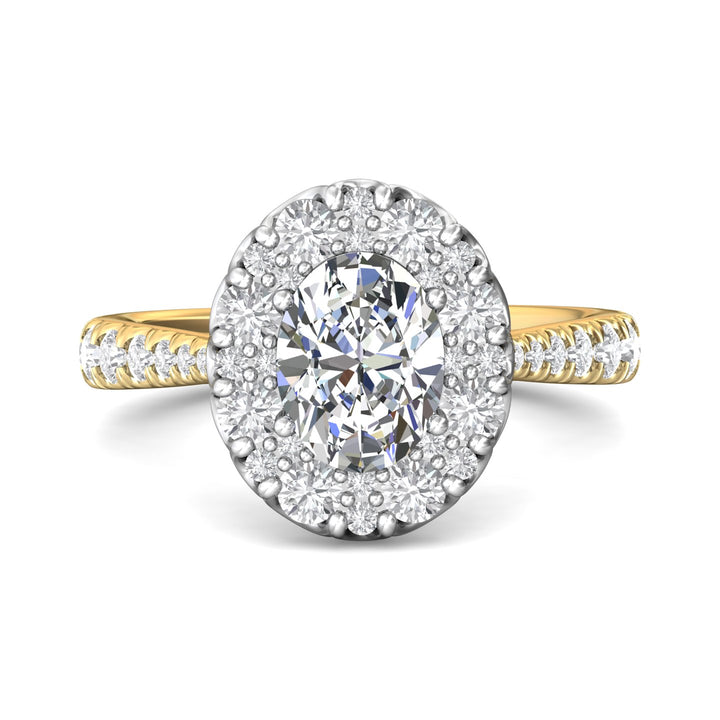 18K Gold White/Yellow Micropave Halo Engagement Ring from the Micropave Halo collection - DERHSP08_18KWY_OvH_8.5X6.5_Prm_H-I_SI1