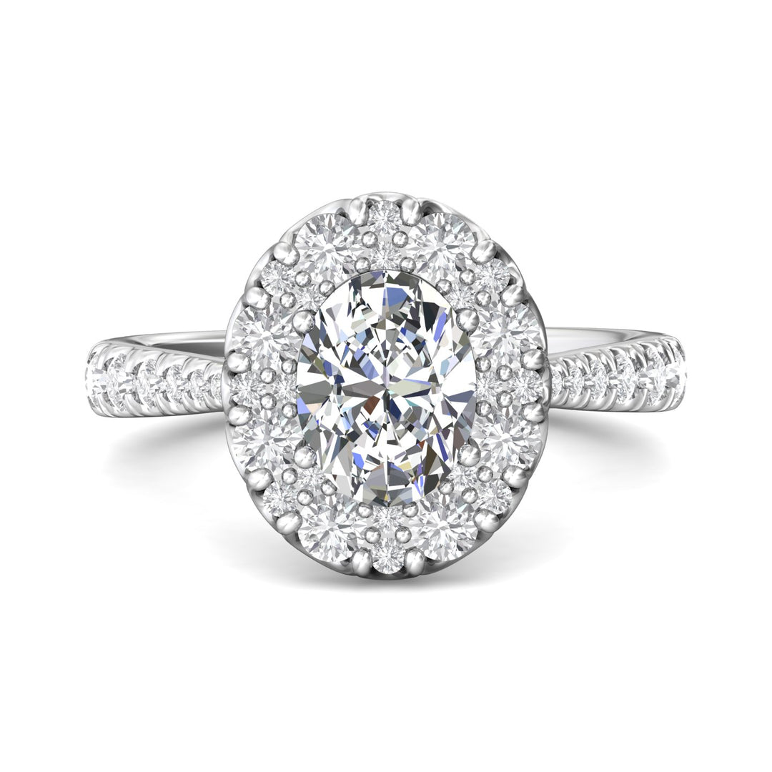Platinum White Micropave Halo Engagement Ring from the Micropave Halo collection - DERHSP08_PlatW_OvH_8.5X6.5_Prm_H-I_SI1