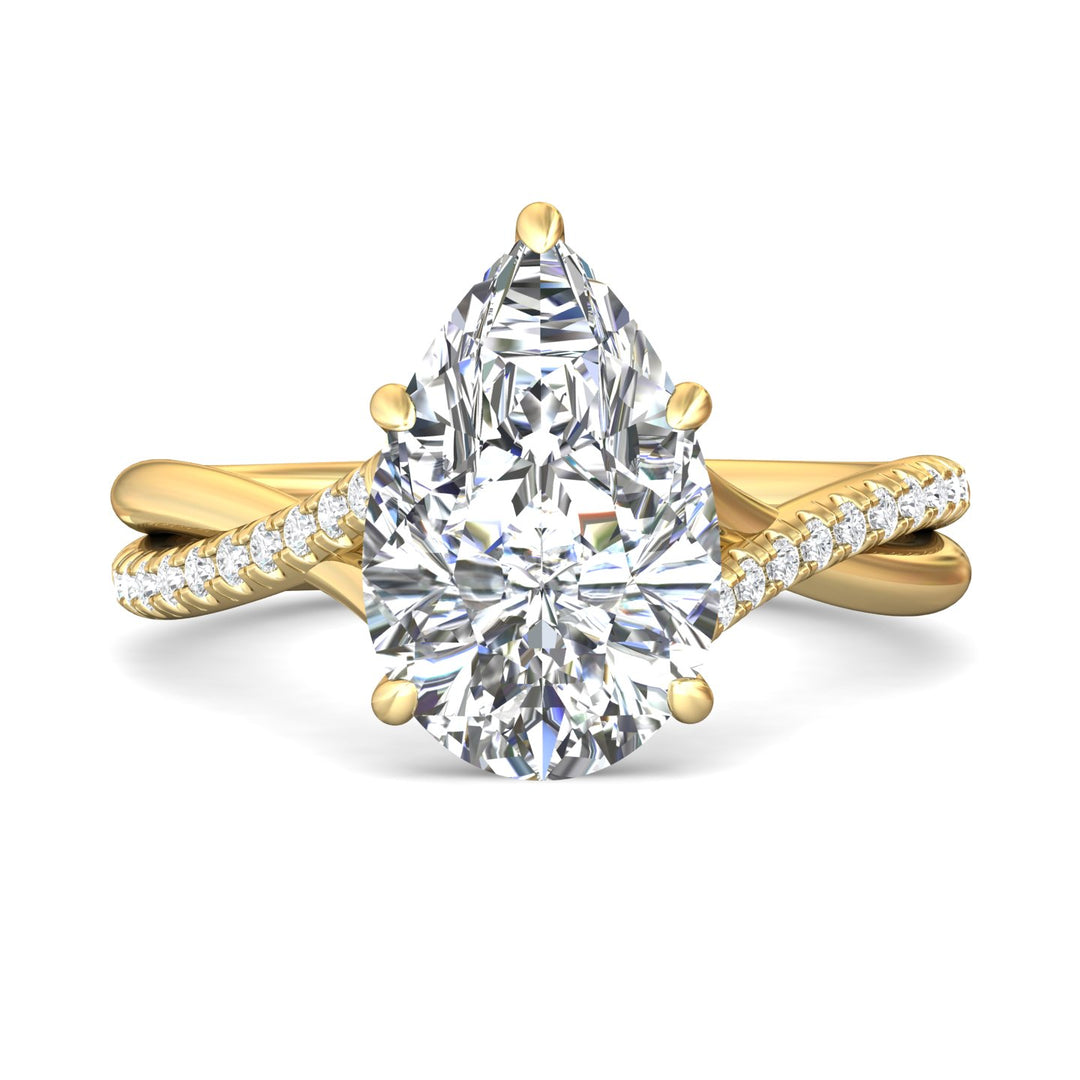 18K Gold Yellow Split Shank Engagement Ring from the Split Shank collection - DERM100XSR_18KY_Ps_13.5X8.7_Prm_H-I_SI1
