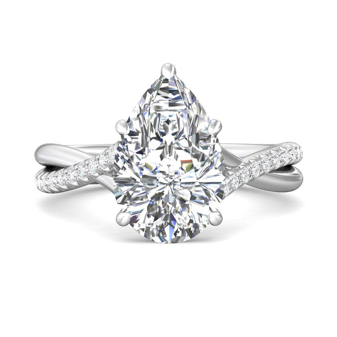 Platinum White Split Shank Engagement Ring from the Split Shank collection - DERM100XSR_PlatW_Ps_13.5X8.7_Prm_H-I_SI1