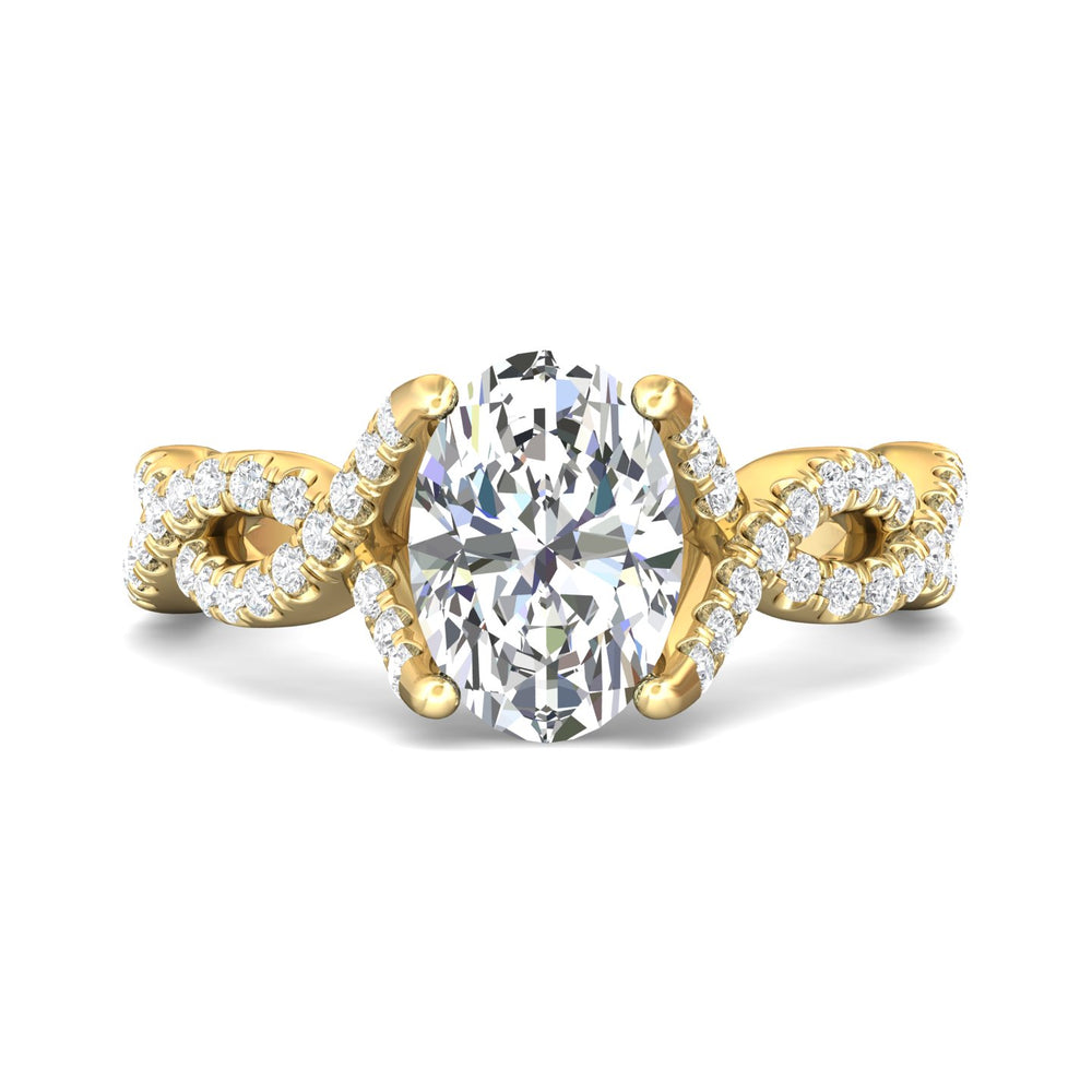 18K Gold Yellow Split Shank Engagement Ring from the Split Shank collection - DERM58S_18KY_Ov_10X7_Prm_H-I_SI1