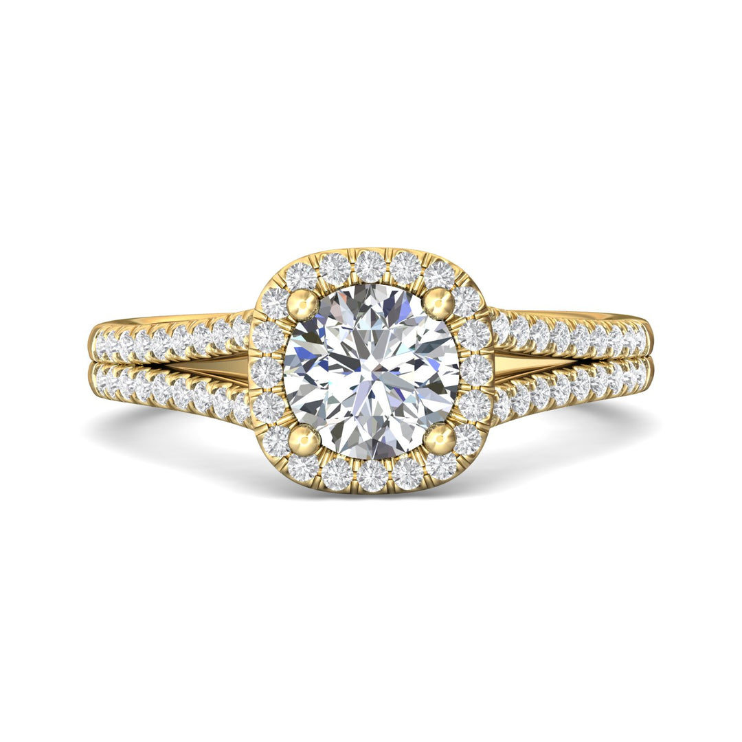 14K Gold Yellow Split Shank Engagement Ring from the Split Shank collection - DERMH12R_14KY_CuHRd_6.5_Prm_H-I_SI1