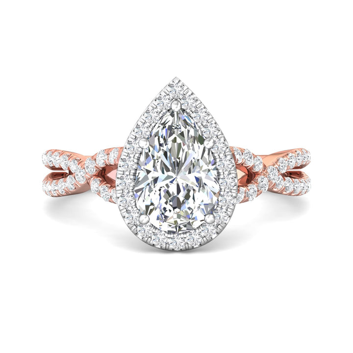 18K Gold White/Pink Split Shank Engagement Ring from the Split Shank collection - DERMH27XS_18KWP_PsH_10x6.5_Prm_H-I_SI1