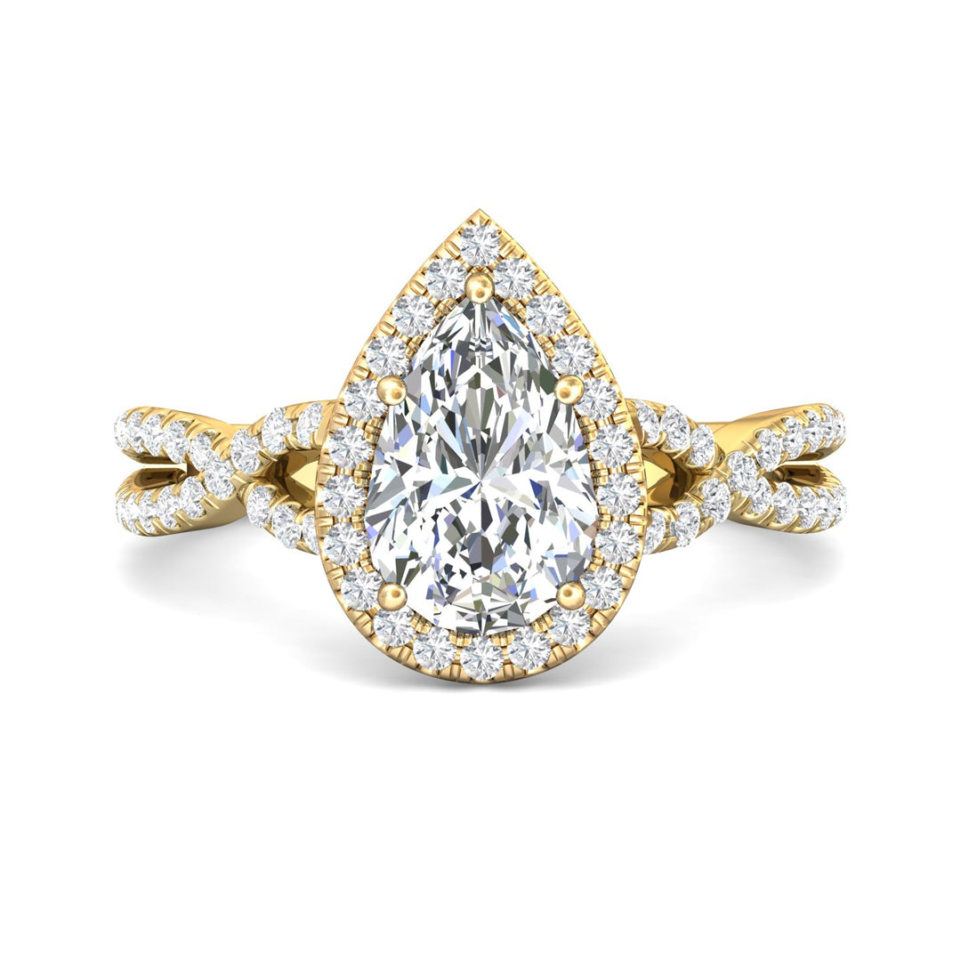 18K Gold Yellow Split Shank Engagement Ring from the Split Shank collection - DERMH27XS_18KY_PsH_10x6.5_Prm_H-I_SI1