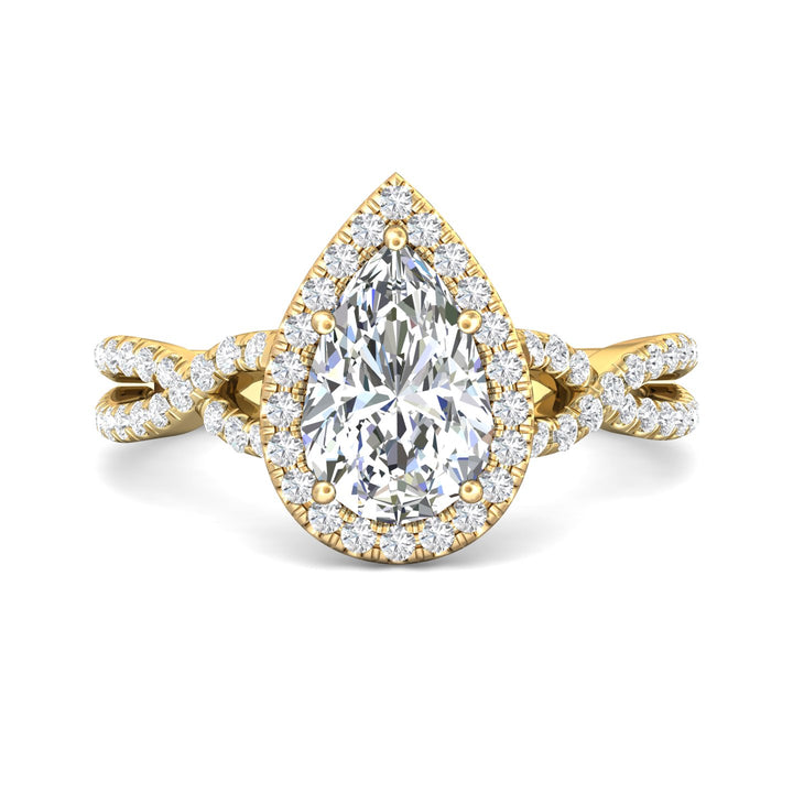18K Gold Yellow Split Shank Engagement Ring from the Split Shank collection - DERMH27XS_18KY_PsH_10x6.5_Prm_H-I_SI1