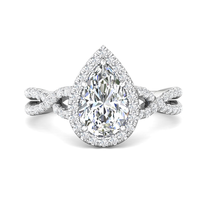 Platinum White Split Shank Engagement Ring from the Split Shank collection - DERMH27XS_PlatW_PsH_10x6.5_Prm_H-I_SI1