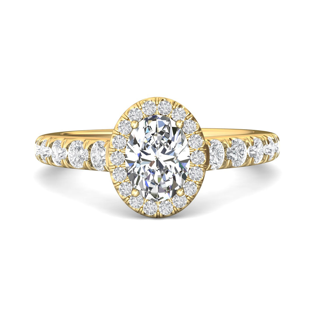18K Gold Yellow Micropave Halo Engagement Ring from the Micropave Halo collection - DERMH34SR_18KY_OvH_8X6_Prm_H-I_SI1
