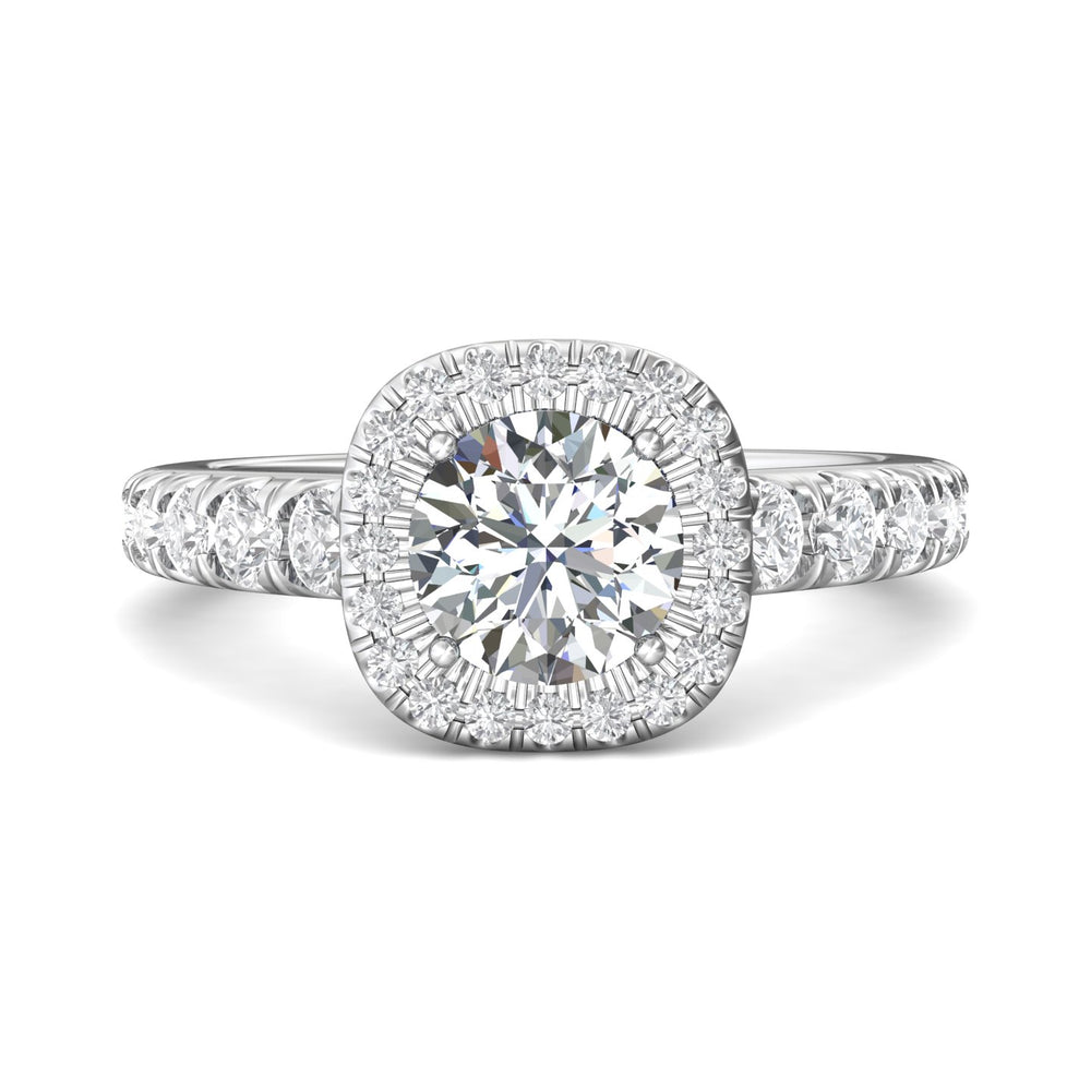 Platinum White Micropave Halo Engagement Ring from the Micropave Halo collection - DERMH34SR_PlatW_CuHRd_7.0_Prm_H-I_SI1