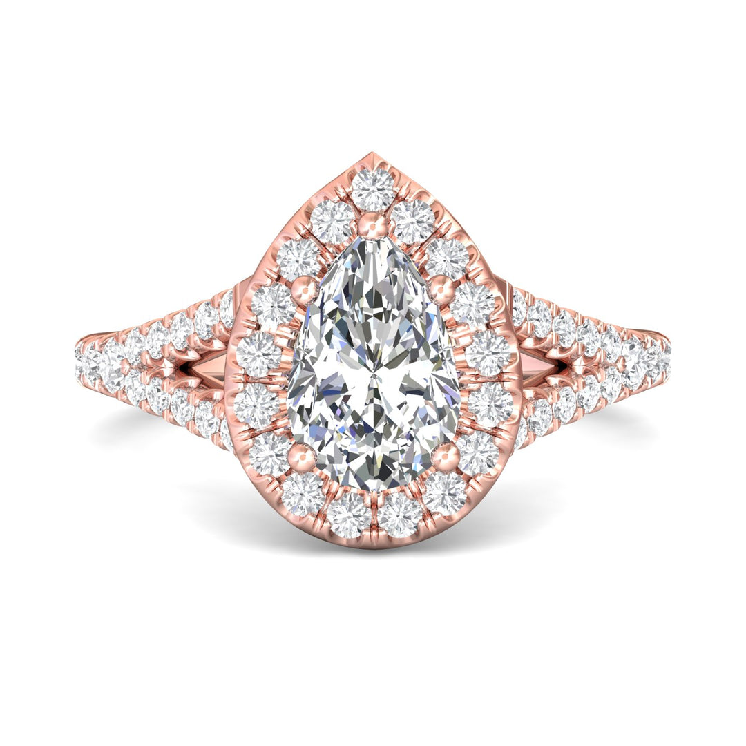 14K Gold Pink Split Shank Engagement Ring from the Split Shank collection - DERMH40XS_14KP_PsH_9X6_Prm_H-I_SI1
