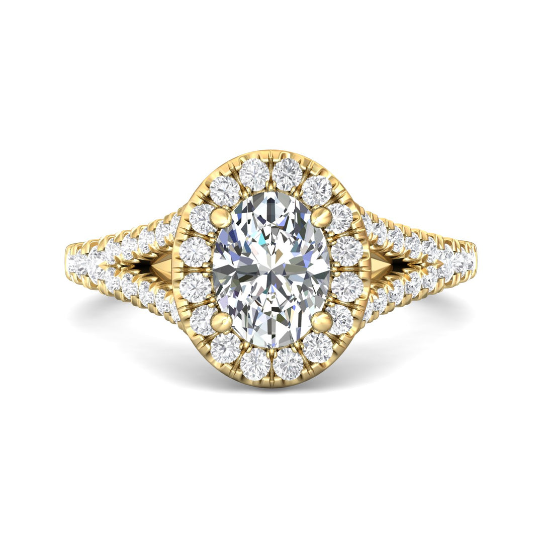 14K Gold Yellow Split Shank Engagement Ring from the Split Shank collection - DERMH40XS_14KY_OvH_8X6_Prm_H-I_SI1