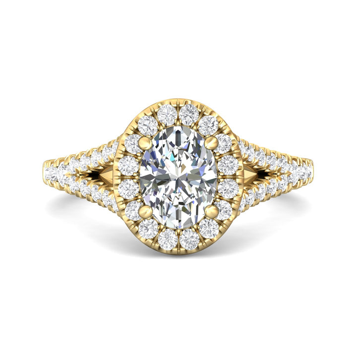 14K Gold Yellow Split Shank Engagement Ring from the Split Shank collection - DERMH40XS_14KY_OvH_8X6_Prm_H-I_SI1