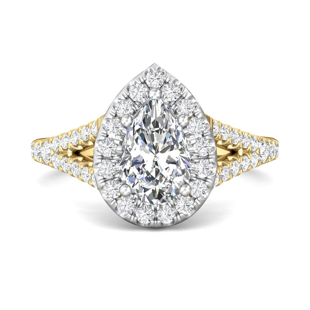 14K Gold Yellow/White Split Shank Engagement Ring from the Split Shank collection - DERMH40XS_14KYW_PsH_9X6_Prm_H-I_SI1