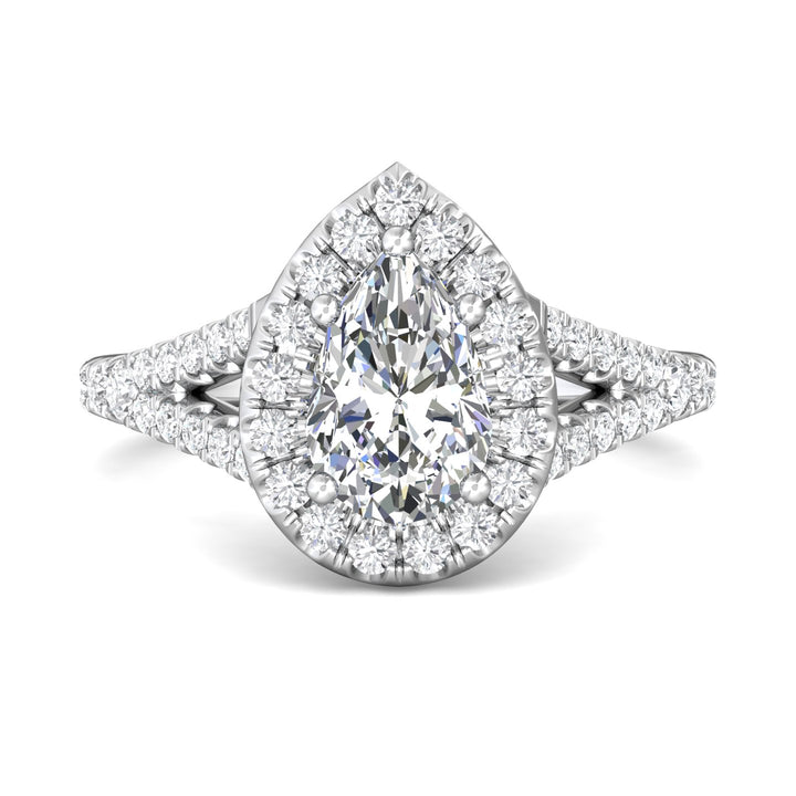 18K Gold White Split Shank Engagement Ring from the Split Shank collection - DERMH40XS_18KW_PsH_9X6_Prm_H-I_SI1