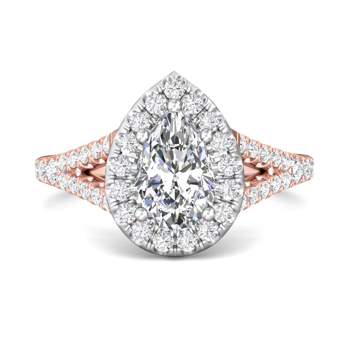 18K Gold White/Pink Split Shank Engagement Ring from the Split Shank collection - DERMH40XS_18KWP_PsH_9X6_Prm_H-I_SI1