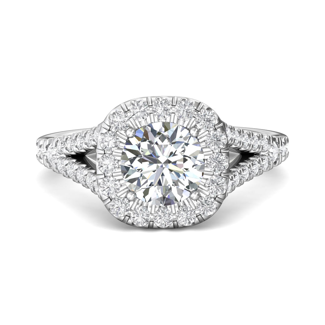 Platinum White Split Shank Engagement Ring from the Split Shank collection - DERMH40XS_PlatW_CuHRd_7.0_Prm_H-I_SI1