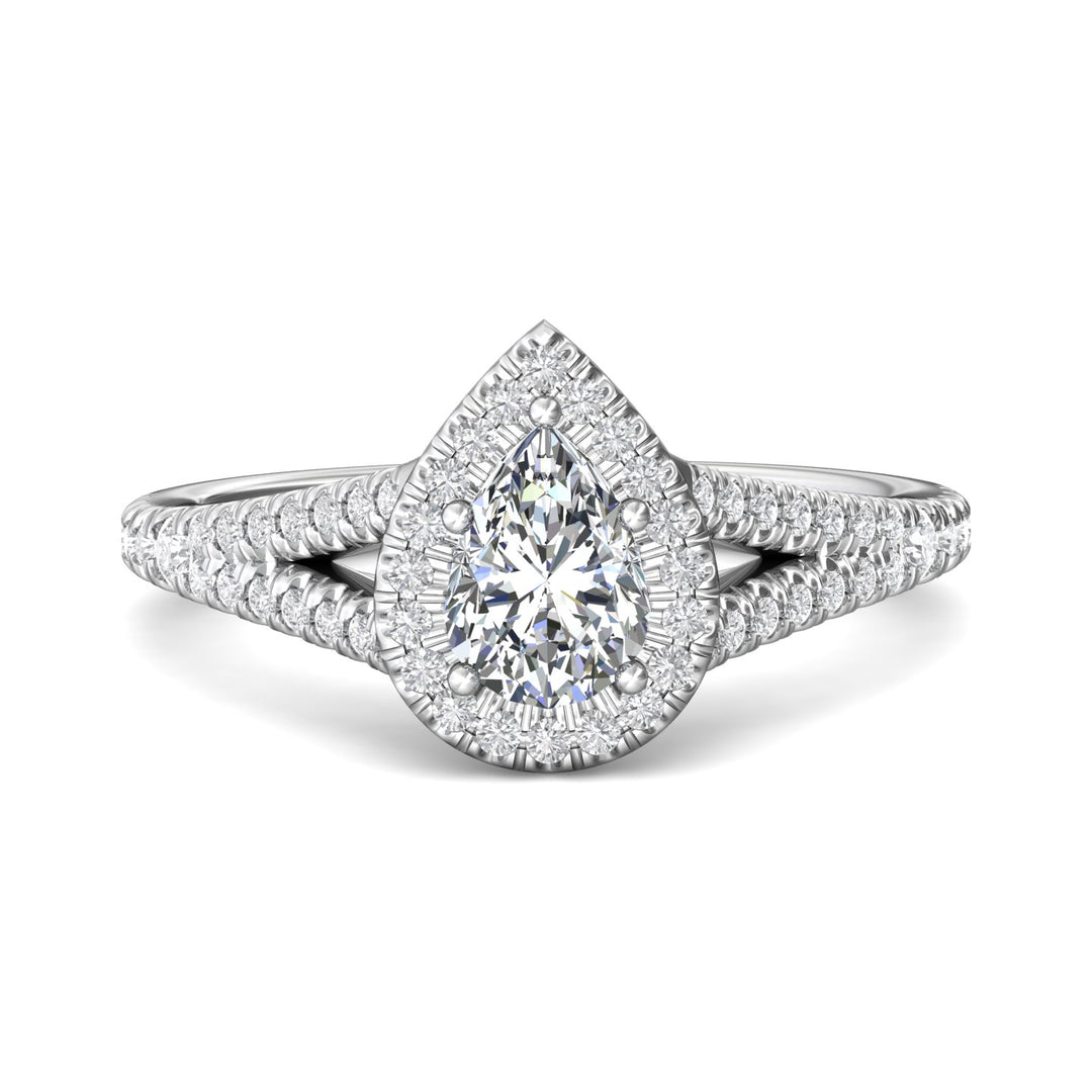 18K Gold White Split Shank Engagement Ring from the Split Shank collection - DERMH40XXS_18KW_PsH_7X5_Prm_H-I_SI1