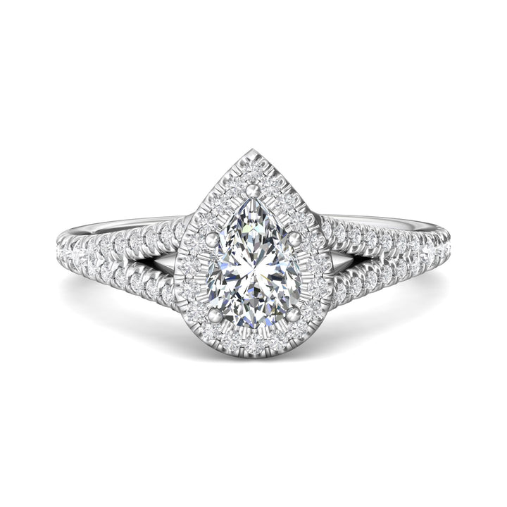 18K Gold White Split Shank Engagement Ring from the Split Shank collection - DERMH40XXS_18KW_PsH_7X5_Prm_H-I_SI1