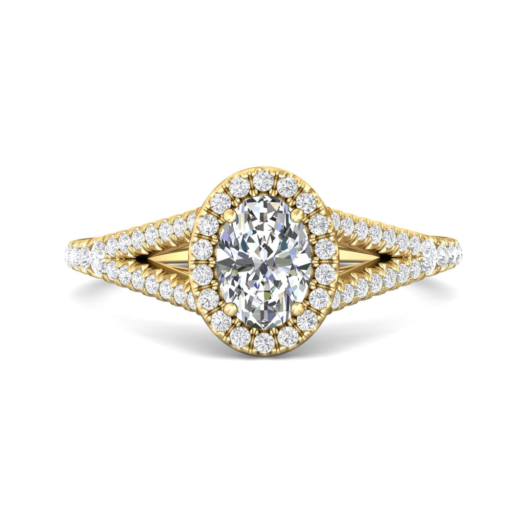 18K Gold Yellow Split Shank Engagement Ring from the Split Shank collection - DERMH40XXS_18KY_OvH_7X5_Prm_H-I_SI1