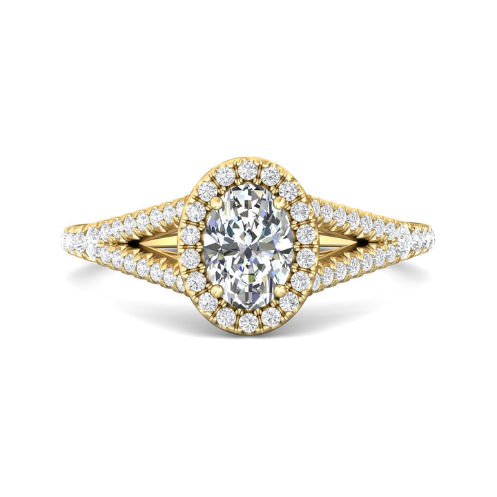 18K Gold Yellow Split Shank Engagement Ring from the Split Shank collection - DERMH40XXS_18KY_OvH_7X5_Prm_H-I_SI1