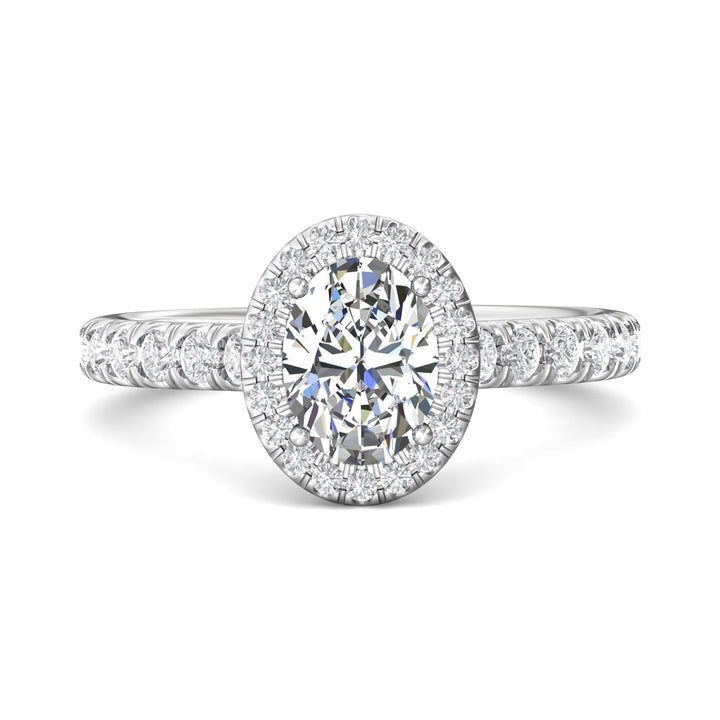 Platinum White Micropave Halo Engagement Ring from the Micropave Halo collection - DERMH4S_PlatW_OvH_8X6_Prm_H-I_SI1