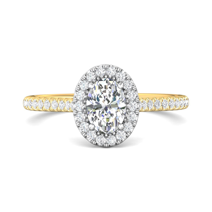 18K Gold White/Yellow Micropave Halo Engagement Ring from the Micropave Halo collection - DERMH4XXS_18KWY_OvH_7X5_Prm_H-I_SI1