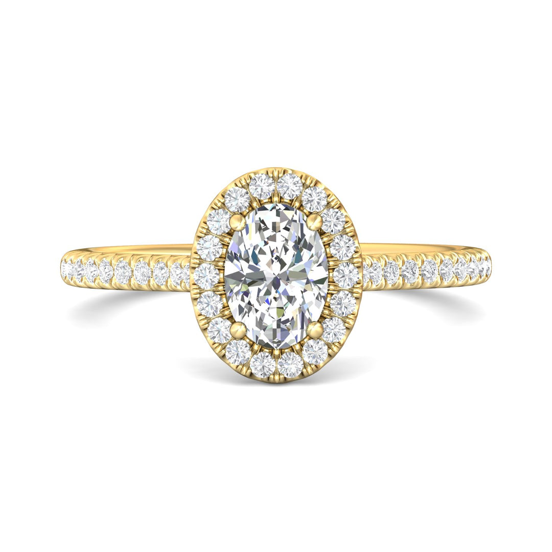 18K Gold Yellow Micropave Halo Engagement Ring from the Micropave Halo collection - DERMH4XXS_18KY_OvH_7X5_Prm_H-I_SI1