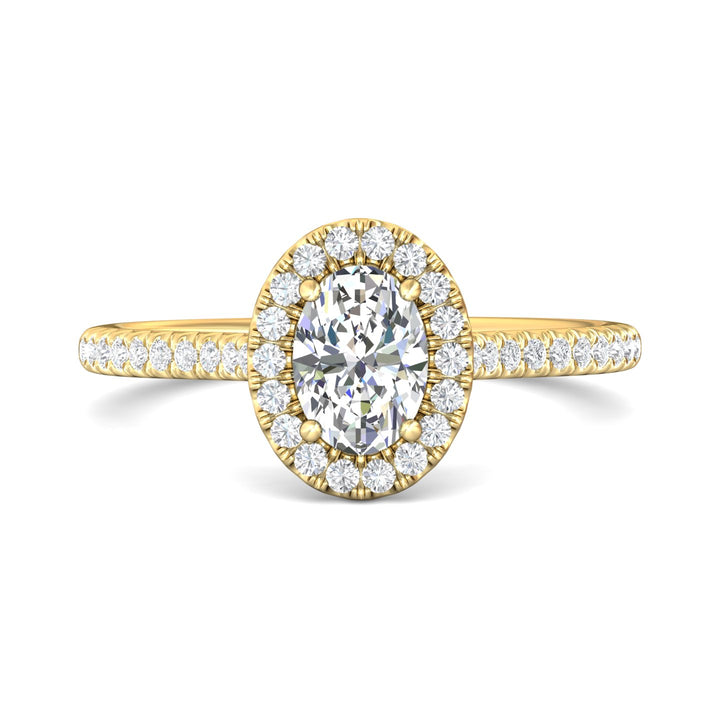18K Gold Yellow Micropave Halo Engagement Ring from the Micropave Halo collection - DERMH4XXS_18KY_OvH_7X5_Prm_H-I_SI1