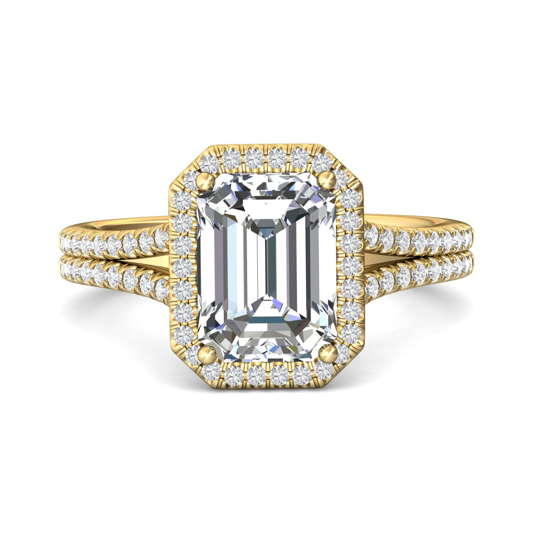 14K Gold Yellow Split Shank Engagement Ring from the Split Shank collection - DERMH52XS_14KY_EmH_9.5X7.0_Prm_H-I_SI1