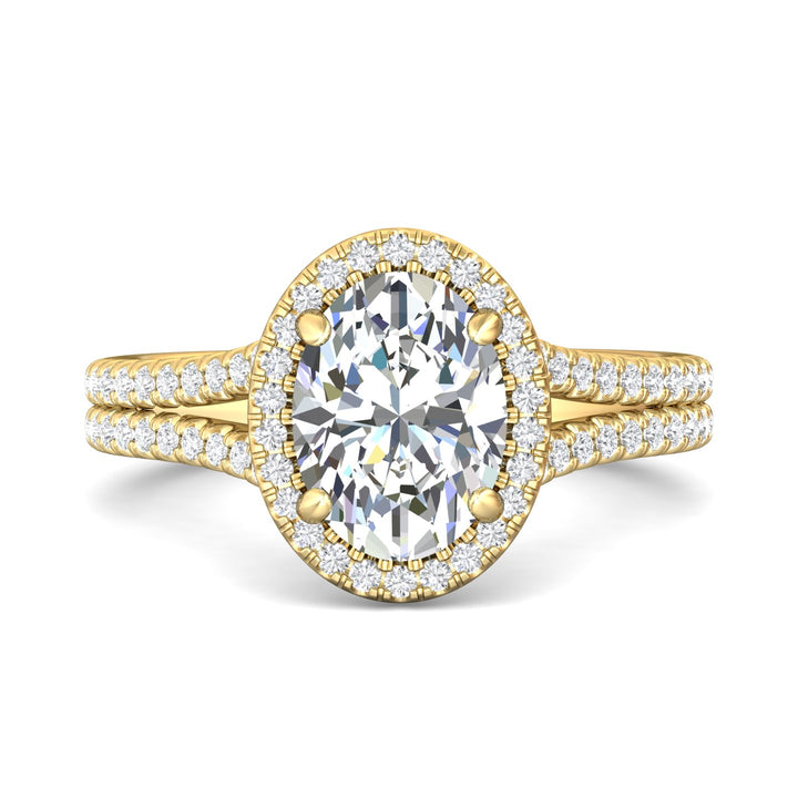 14K Gold Yellow Split Shank Engagement Ring from the Split Shank collection - DERMH52XS_14KY_Ov_9.7X7.2_Prm_H-I_SI1