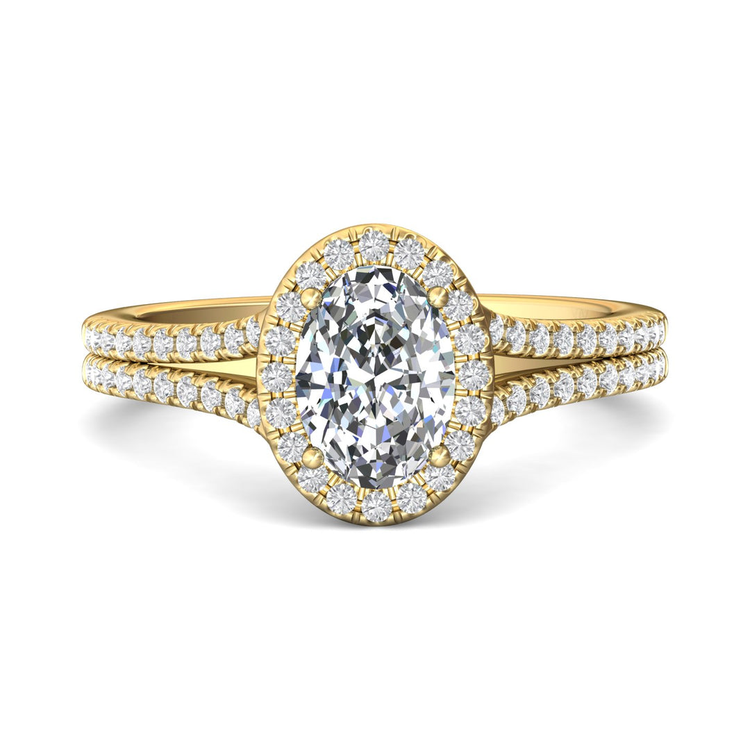 14K Gold Yellow Split Shank Engagement Ring from the Split Shank collection - DERMH52XS_14KY_OvH_8X6_Prm_H-I_SI1