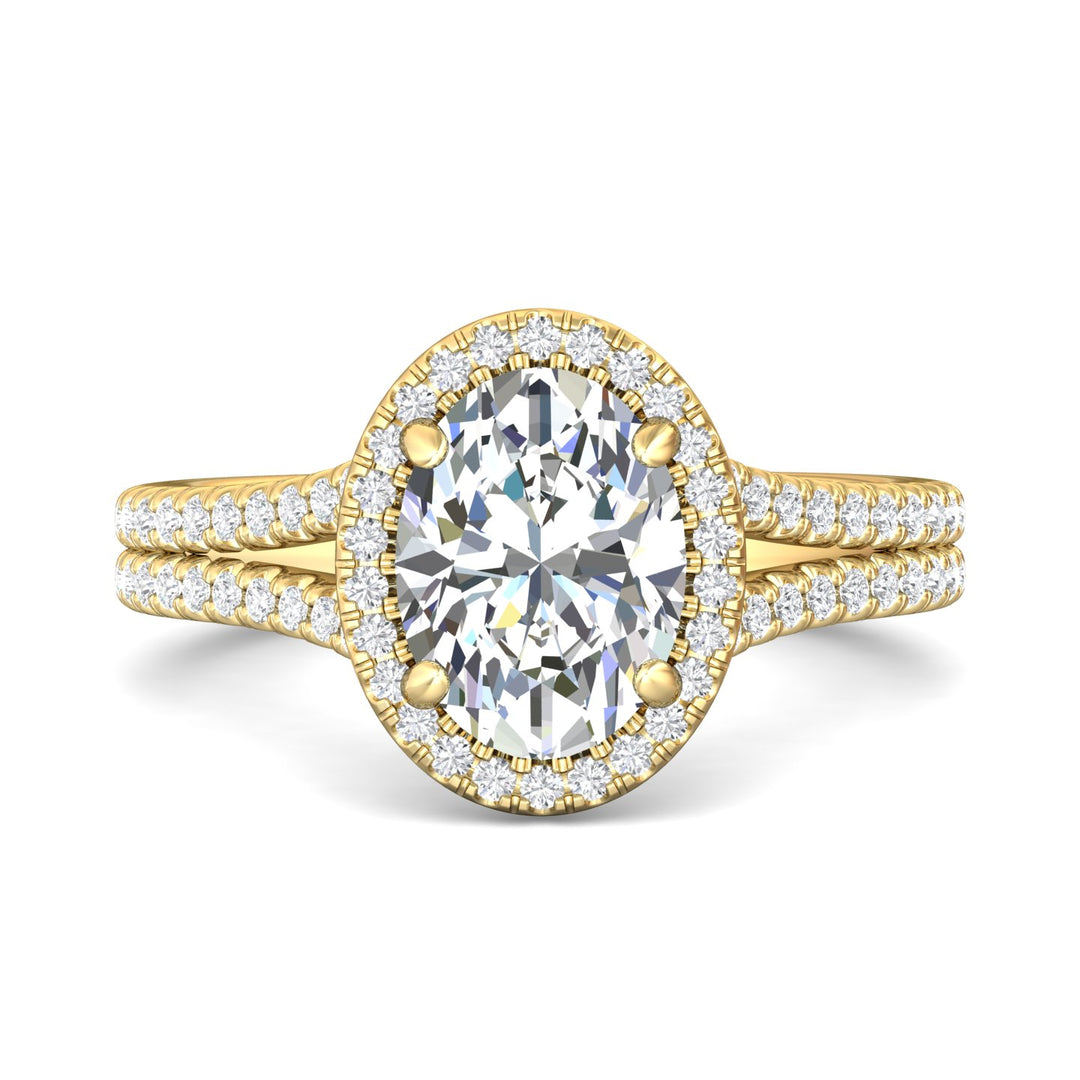 18K Gold Yellow Split Shank Engagement Ring from the Split Shank collection - DERMH52XS_18KY_Ov_9.7X7.2_Prm_H-I_SI1