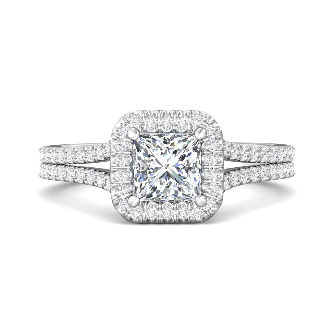 Platinum White Split Shank Engagement Ring from the Split Shank collection - DERMH52XS_PlatW_AsHPr_5.5_Prm_H-I_SI1