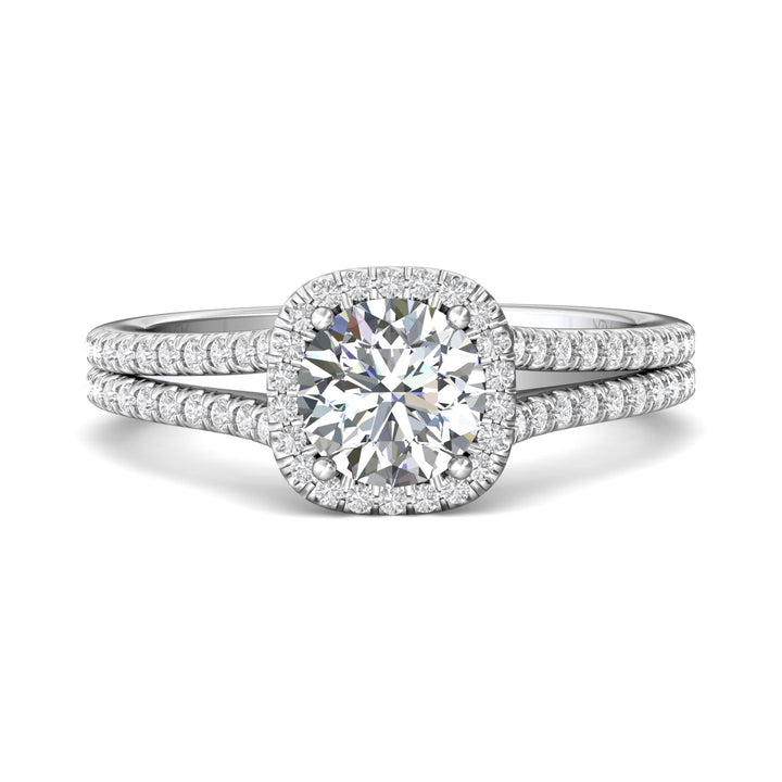 Platinum White Split Shank Engagement Ring from the Split Shank collection - DERMH52XS_PlatW_CuHRd_6.5_Prm_H-I_SI1