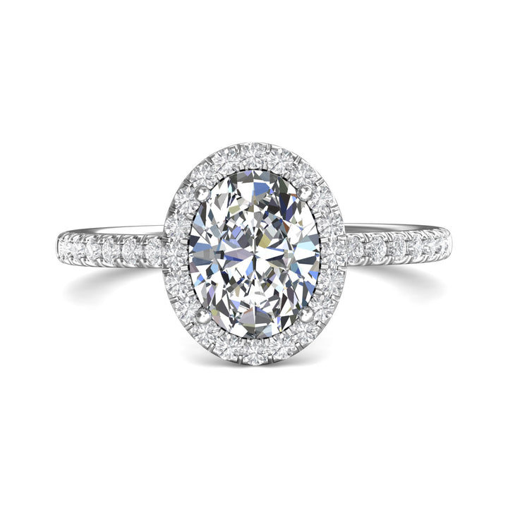 14K Gold White Micropave Halo Engagement Ring from the Micropave Halo collection - DERMH59XSR_14KW_OvH_9X6_Prm_H-I_SI1