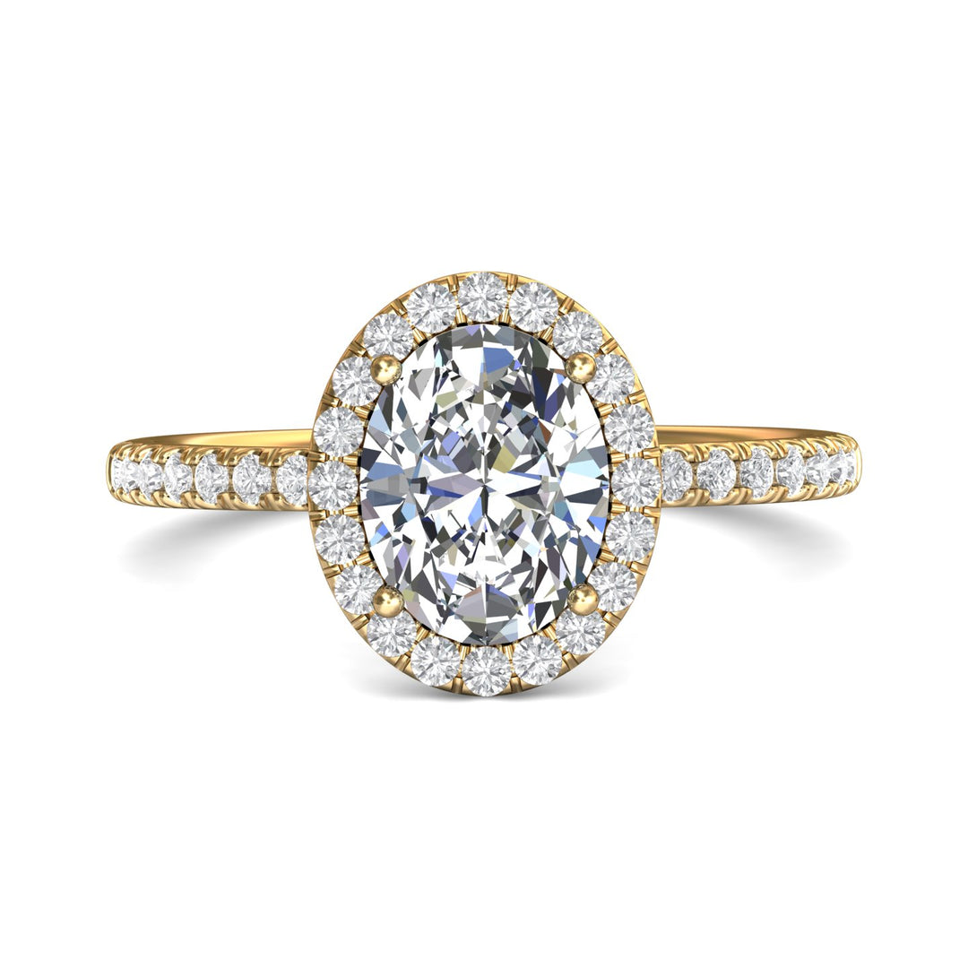 14K Gold Yellow Micropave Halo Engagement Ring from the Micropave Halo collection - DERMH59XSR_14KY_OvH_9X6_Prm_H-I_SI1