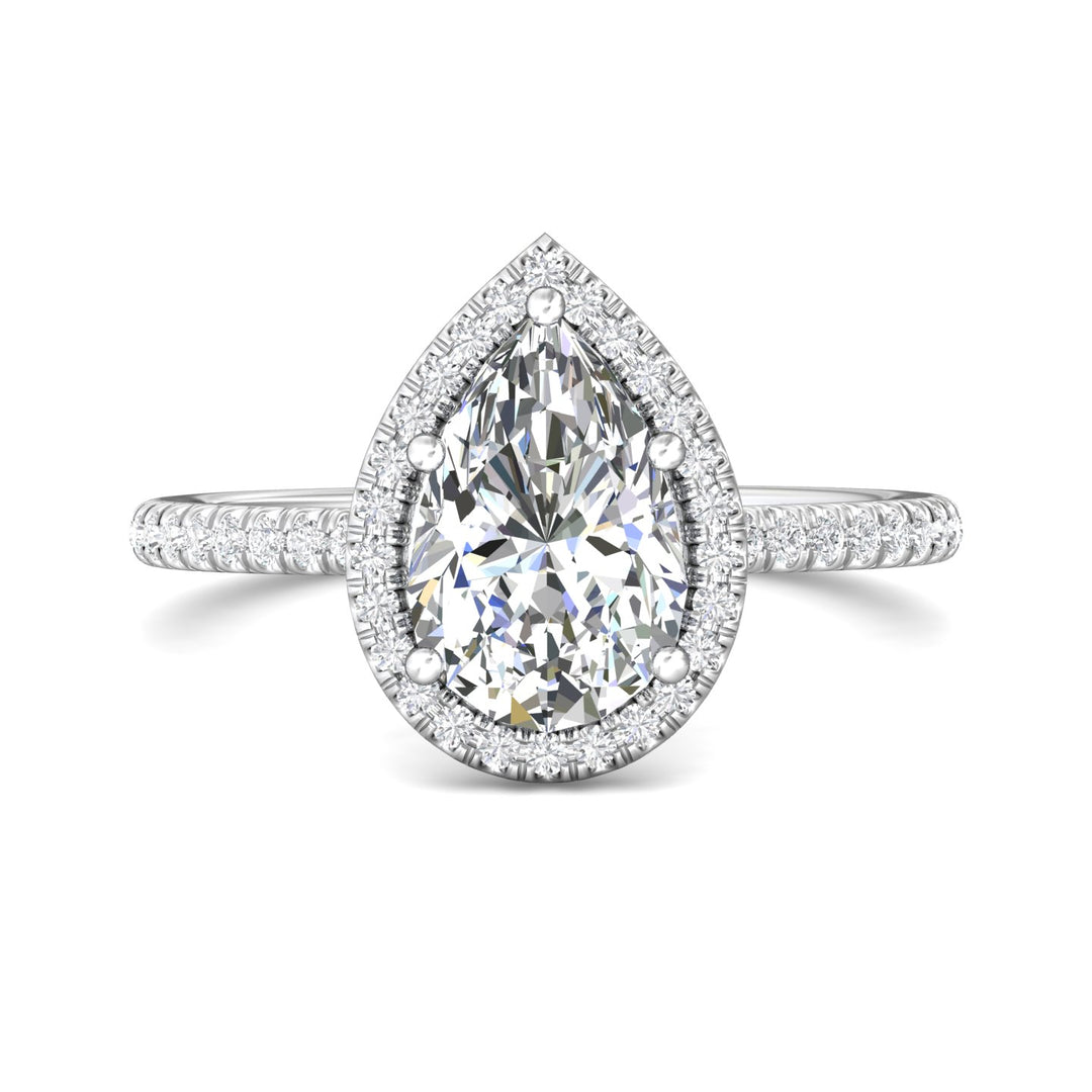 14K Gold White Micropave Halo Engagement Ring from the Micropave Halo collection - DERMH59XXSR_14KW_PsH_9X6_Prm_H-I_SI1