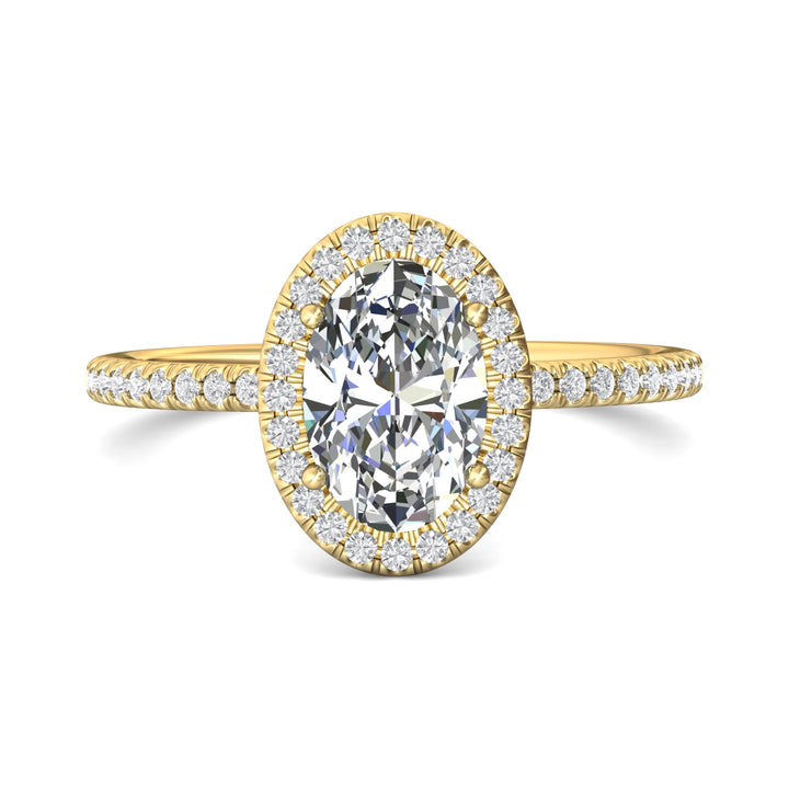 14K Gold Yellow Micropave Halo Engagement Ring from the Micropave Halo collection - DERMH59XXSR_14KY_OvH_9X6_Prm_H-I_SI1