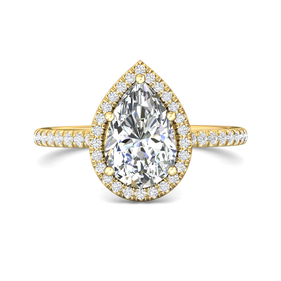 18K Gold Yellow Micropave Halo Engagement Ring from the Micropave Halo collection - DERMH59XXSR_18KY_PsH_9X6_Prm_H-I_SI1
