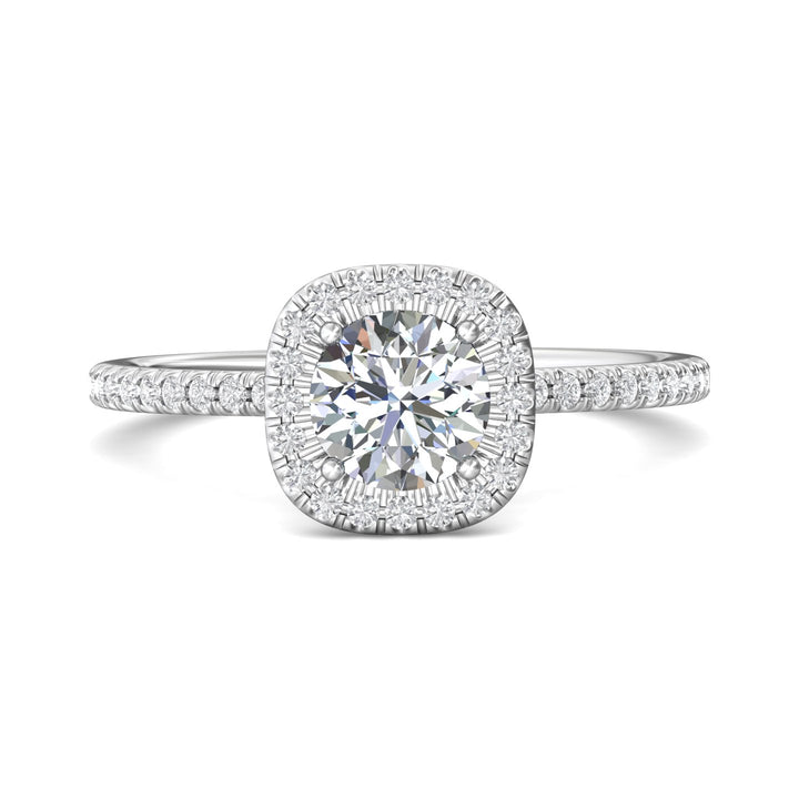 Platinum White Micropave Halo Engagement Ring from the Micropave Halo collection - DERMH59XXSR_PlatW_CuHRd_6.0_Prm_H-I_SI1