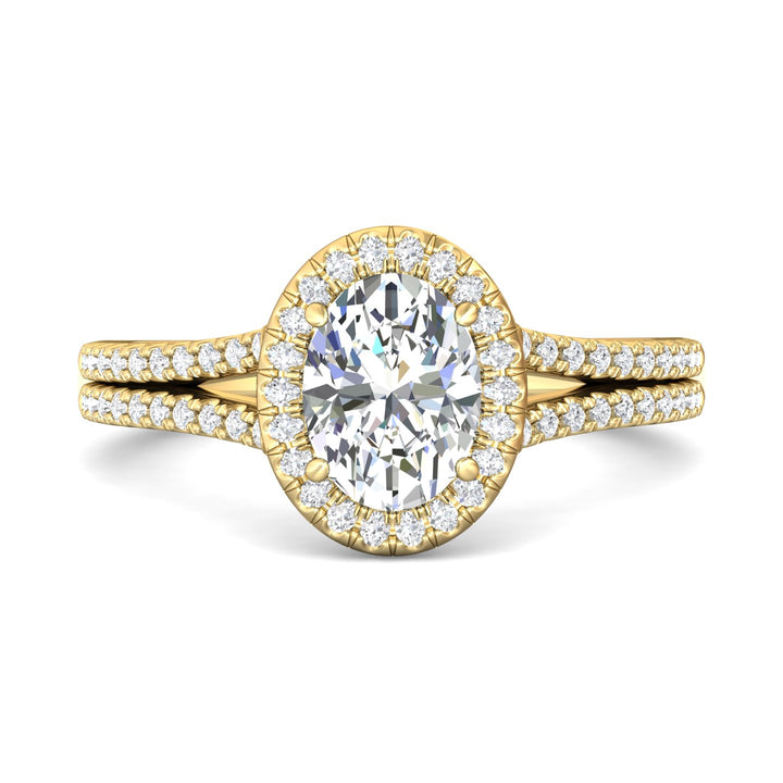 14K Gold Yellow Split Shank Engagement Ring from the Split Shank collection - DERMH74_14KY_OvH_8X6_Prm_H-I_SI1
