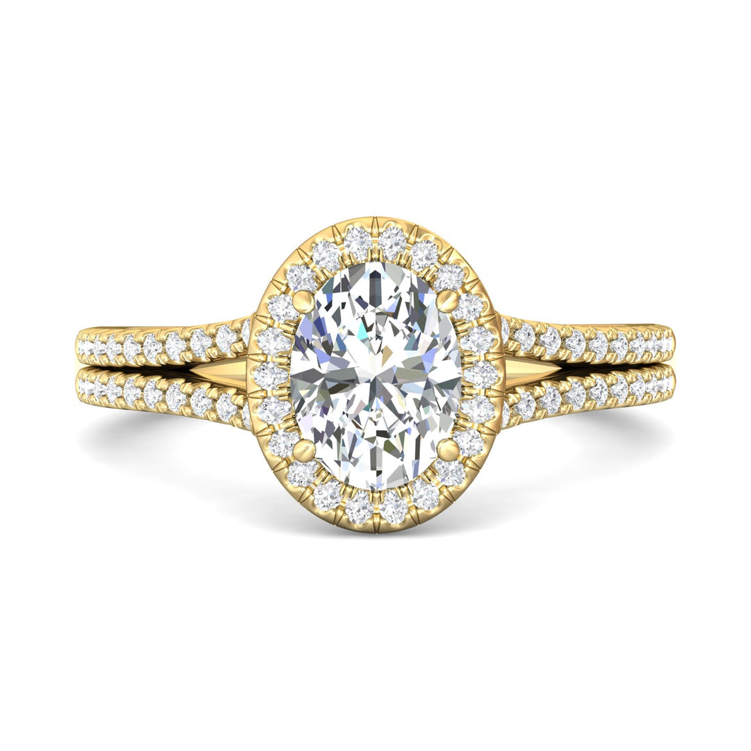 18K Gold Yellow Split Shank Engagement Ring from the Split Shank collection - DERMH74_18KY_OvH_8X6_Prm_H-I_SI1
