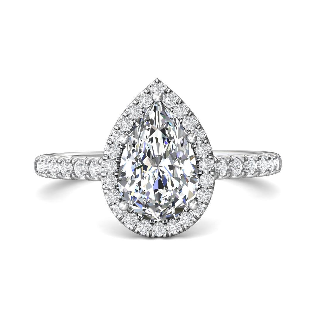 Platinum White Micropave Halo Engagement Ring from the Micropave Halo collection - DERMH7_PlatW_PsH_9X6_Prm_H-I_SI1