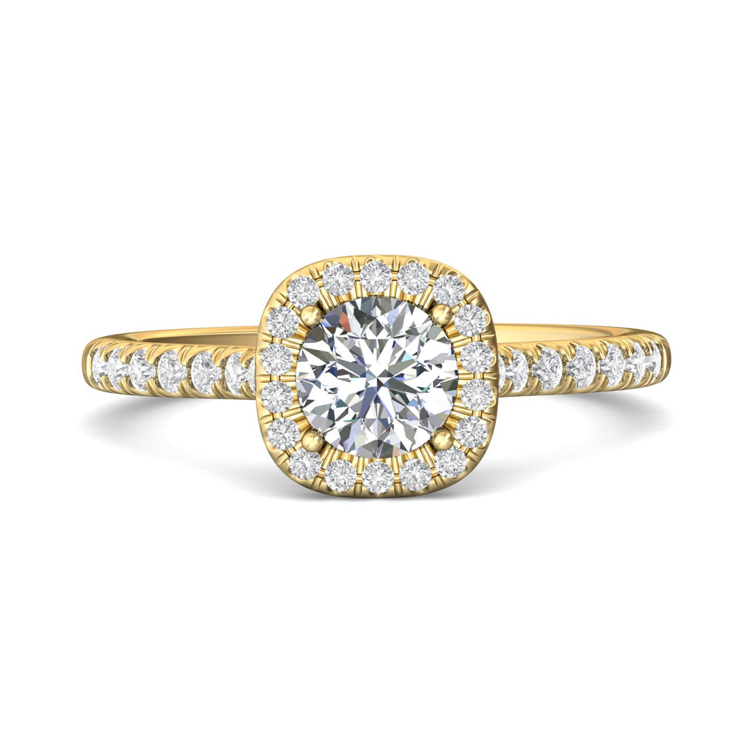 14K Gold Yellow Micropave Halo Engagement Ring from the Micropave Halo collection - DERMH7R_14KY_CuHRd_5.7_Std_H-I_SI2