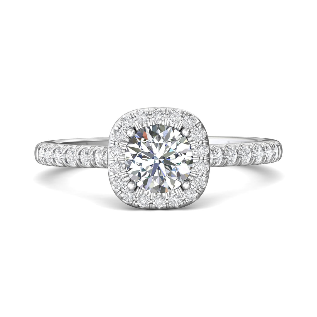 18K Gold White Micropave Halo Engagement Ring from the Micropave Halo collection - DERMH7R_18KW_CuHRd_5.7_Std_H-I_SI2